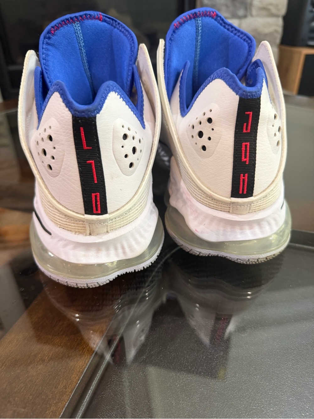Nike LeBron 19 Low 'Black Toe' (Style Code: DH1270-100) men’s sneakers size 11.5 - Picture 3 of 9
